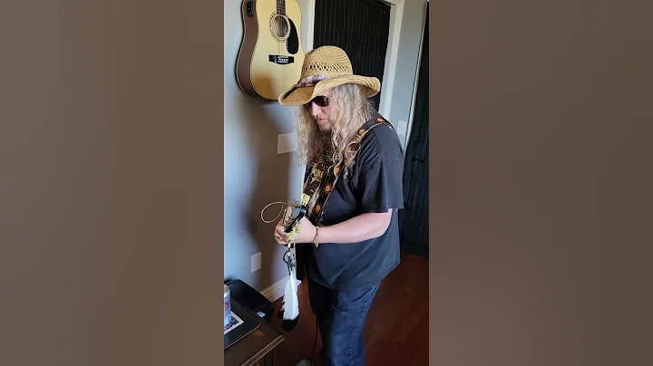 Robert in the studio laying a track
