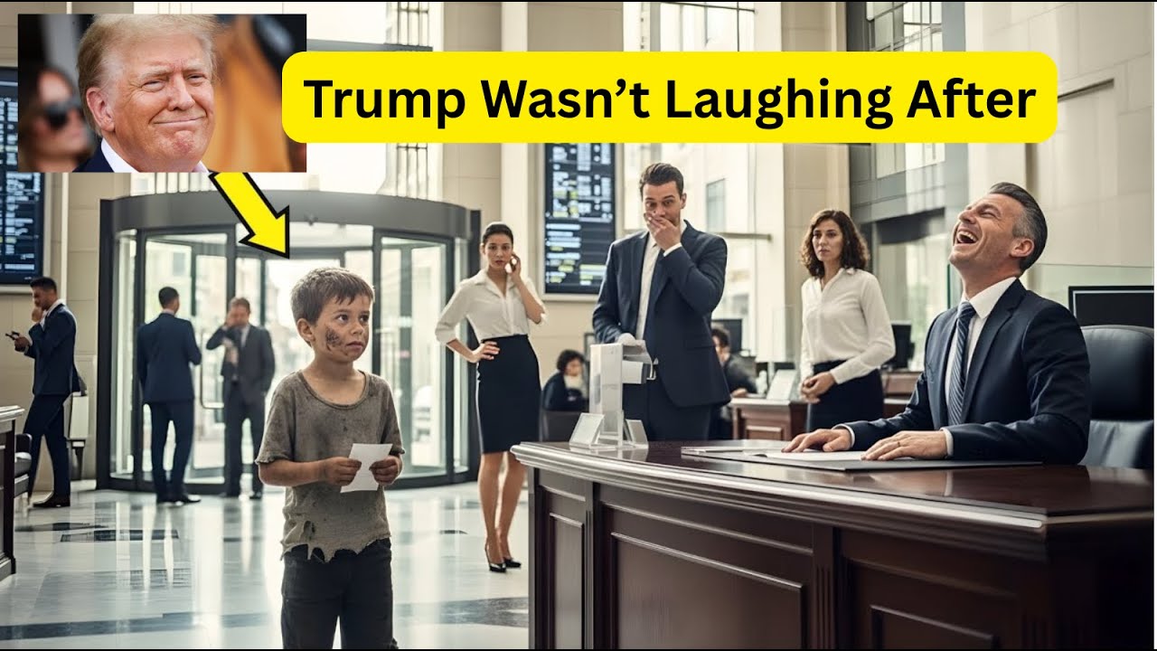 A Little Boy Tried to Check His Balance — Trump Never Expected What He’d See Next