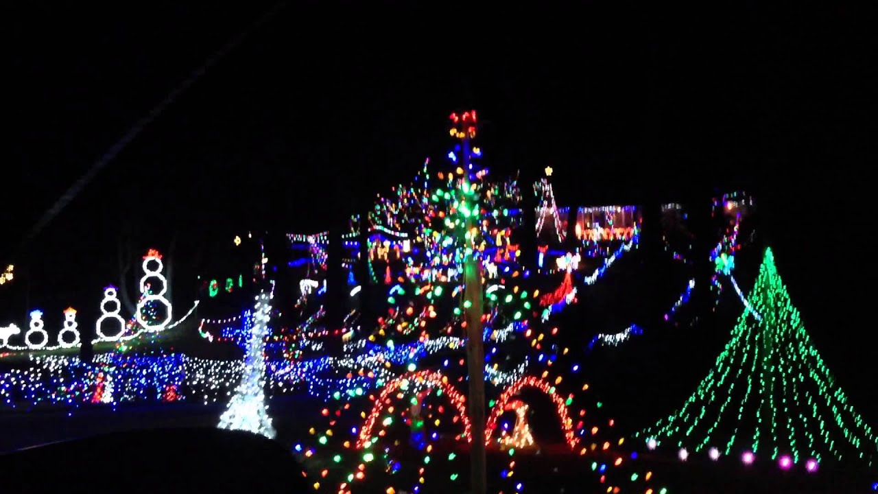 West Stanly / Red Cross NC Christmas Lights 2015 YouTube