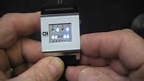 01 THE ONE - KERALA TRANCE Binary LED Watch / LEDWATCHSTOP