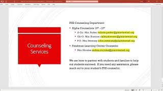 Plainview ISD - 2025 Parent Orientation