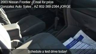 2003 Nissan Frontier SE-V6 for sale in Phoenix, AZ 85009 at