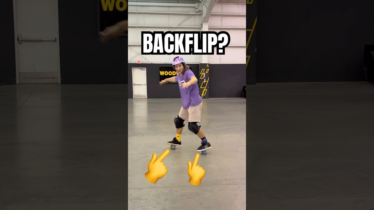 BACKFLIP ON FREE SKATES 😱