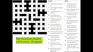 The Guardian Quiptic 1315