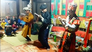 đoạn 1 lễ cấp sắc của gia đình hạc bủ thôn tham còn cao bồ vị xuyên