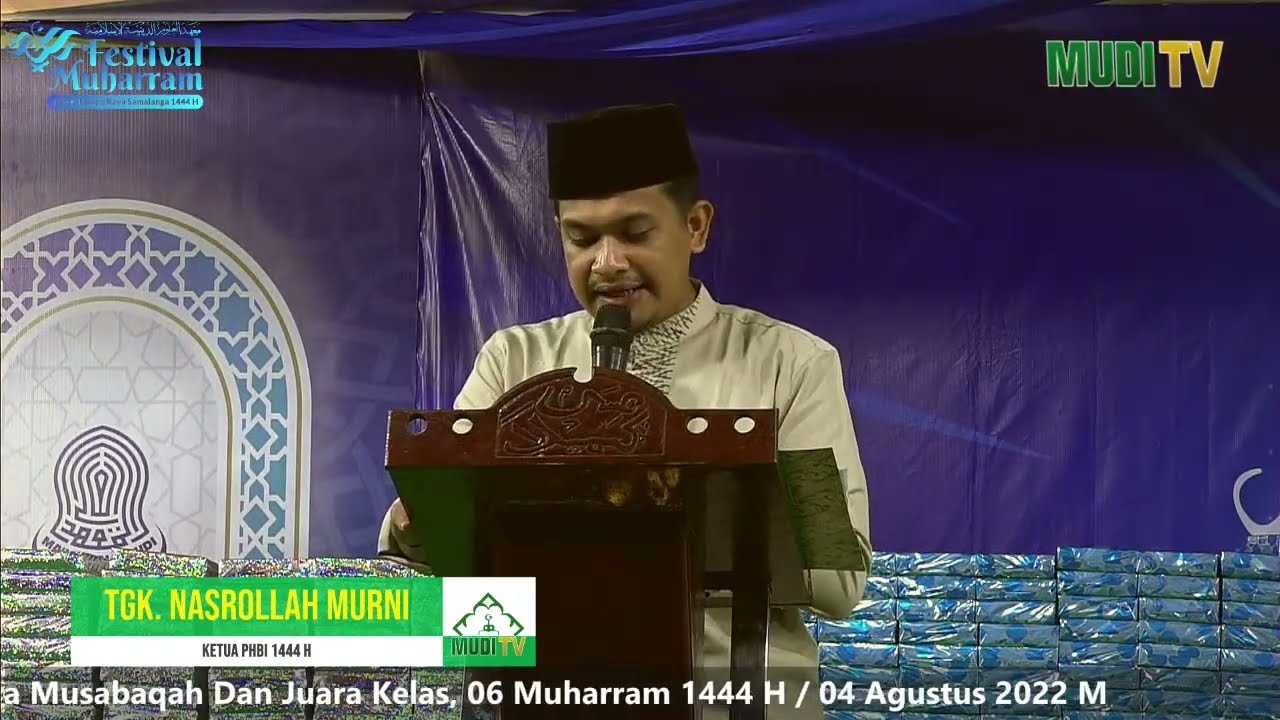 Penutupan Festival Muharram 1444 H Dayah MUDI Mesjid Raya Samalanga,