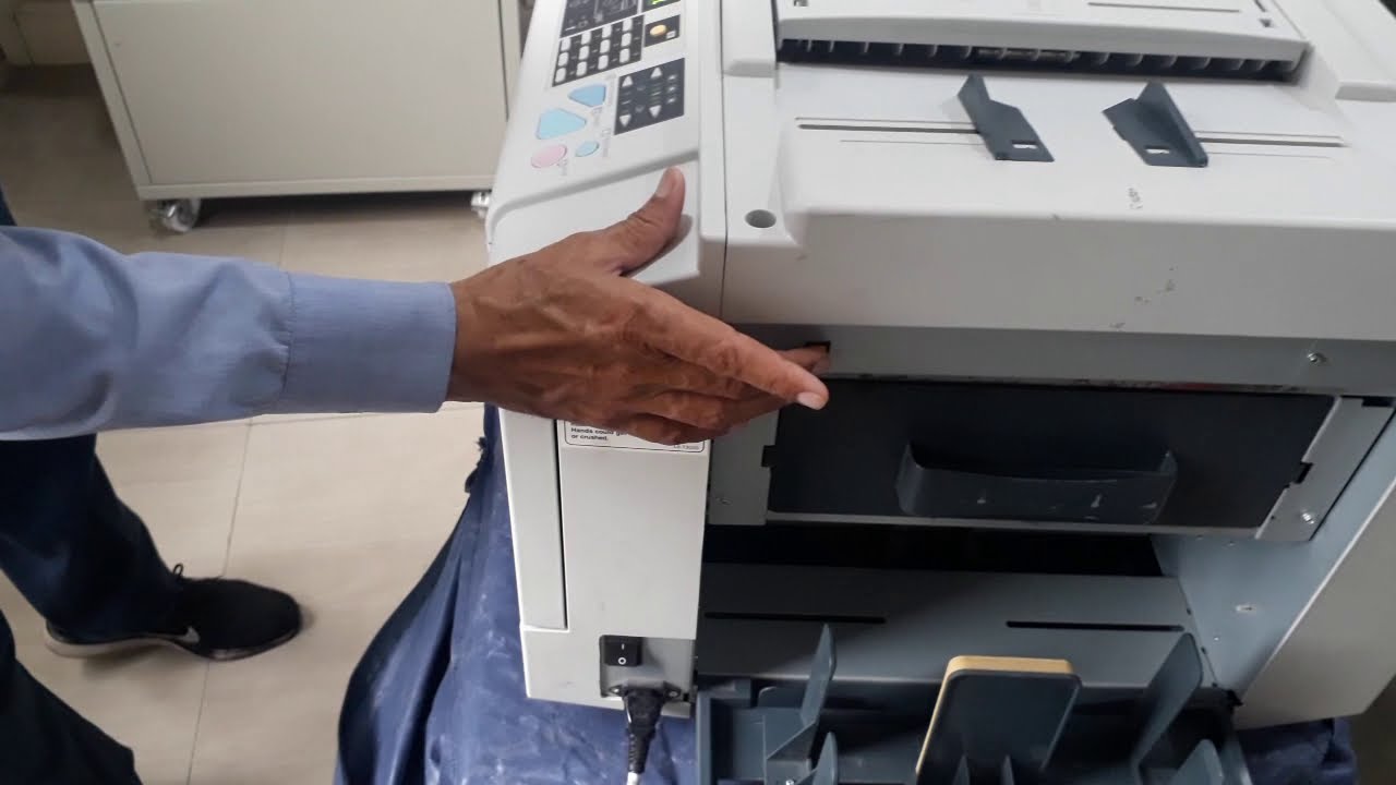 Duplo DP A125II Drum taking out & Fixing back Procedure - YouTube