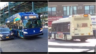 MTA: 2017 New Flyer XN40 [714]|2015 NovaBus LFS [8216] (2) Shuttle/NIS buses