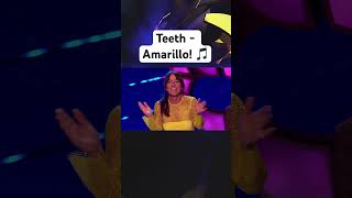 🎵Teeth - Is This the Way to Amarillo #music #talent #themaskedsinger #tv #itv