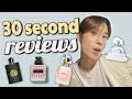 REVIEWING POPULAR FRAGRANCES IN UNDER 30 SECONDS | Popular 2022 Perfume Reviews