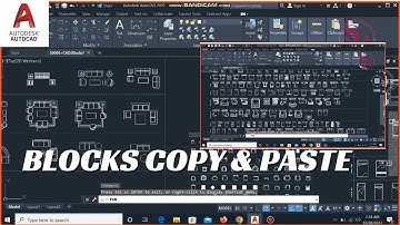 AutoCAD Blocks (Furniture, Trees, sinks, Doors, etc....) placing from another file #autocad #block