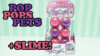 Pop Pops Pets Popping Bubbles with Slime Surprises Inside Series 1