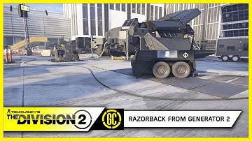 All Perspectives on Razorback - Generator 2 | The Division 2