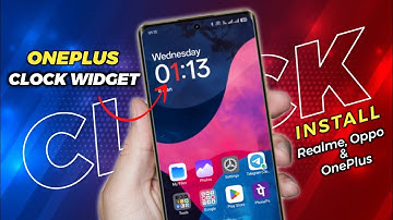 How to Install OnePlus Clock Widgets on Any Realme, Oppo & OnePlus Devices