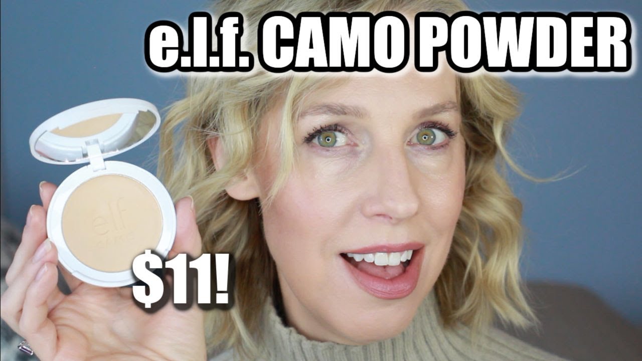 NEW! elf CAMO POWDER FOUNDATION! wear test | dry skin friendly?