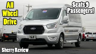 Twin-Turbo ALL WHEEL DRIVE Luxury Van! 2022 Ford Transit by Explorer Vans | Sherry Review