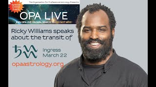 Ricky Williams speaks about the transit Saturn in Aquarius
