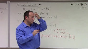 Complex: matrix representation, topology, submultiplicative norm, 9-3-18