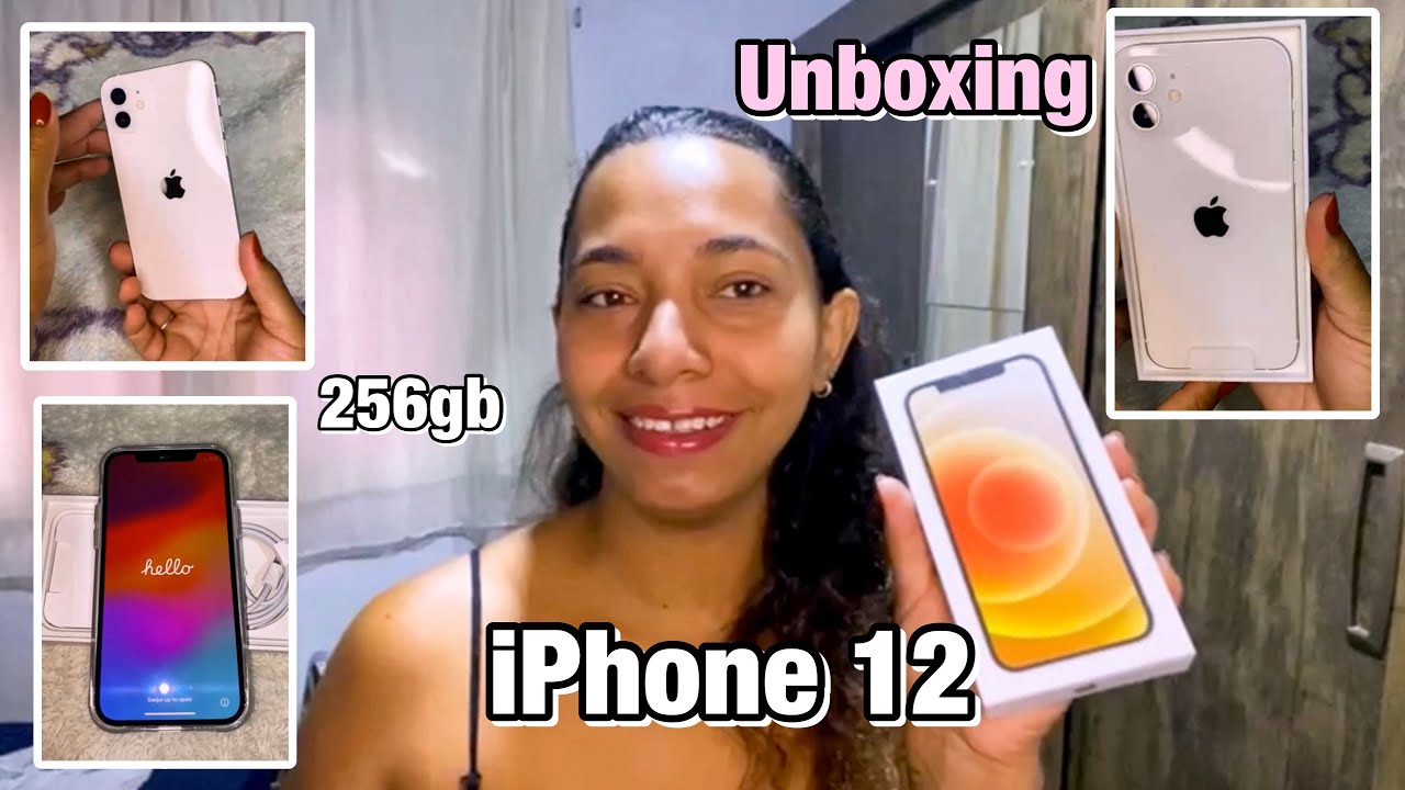 meu celular novo 😍 IPHONE 12 branco 