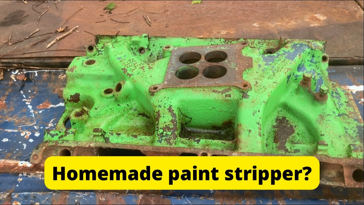 Trying some homemade paint stripper?