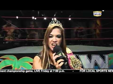 FCW 03-18-2012 ( Raquel Diaz & Audrey Marie ) Catfight Segment - YouTube