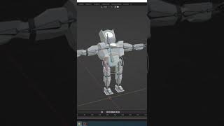 Robot rig in blender .#algorithm #blender3d #foryou #subscribe  #like #robot #algorithms #tutorial