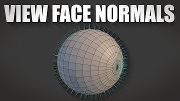 Blender 2.8 How to view face normals