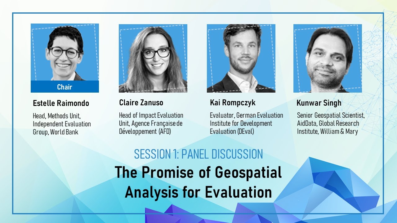 SESSION 1: The Promise of Geospatial Analysis for Evaluation - YouTube