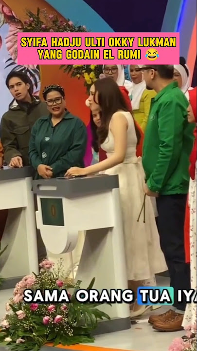 El Rumi sampai heran liat Syifa Hadju ngulti Okky Lukman #syifahadju #elrumi