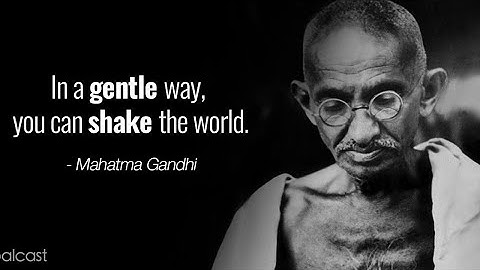 Mahatma Gandhi quotes for peace and fraternity presented by the entire bollywood||
