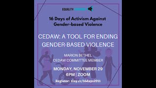 CEDAW: A Tool for Ending Gender-based Violence