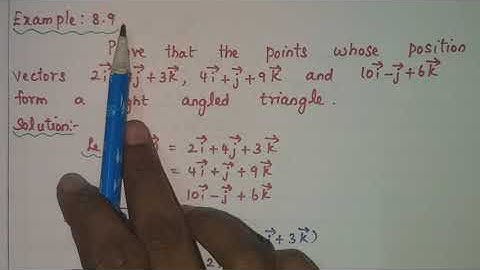 XI-MATHEMATICS,NEW SYLLABUS,(Vol-2),CHAPTER-8,VECTOR ALGEBRA-I,EXAMPLE:8.7,8.8,8.9,8.10
