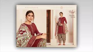 Harshit Patiyala Queen Vol 1 | Wholesale Cotton Patiala Suits Materials Dealers In Surat Buy Online screenshot 5