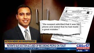 Patients sue Jacksonville doctor accused of recording people on toilet