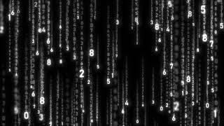 Fondo Video Tecnología Digital De Código Binario De Matriz Hd