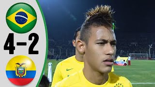 Brazil 4 × 2 Ecuador | Extended Highlights and All Goals- Copa America 2011 HD