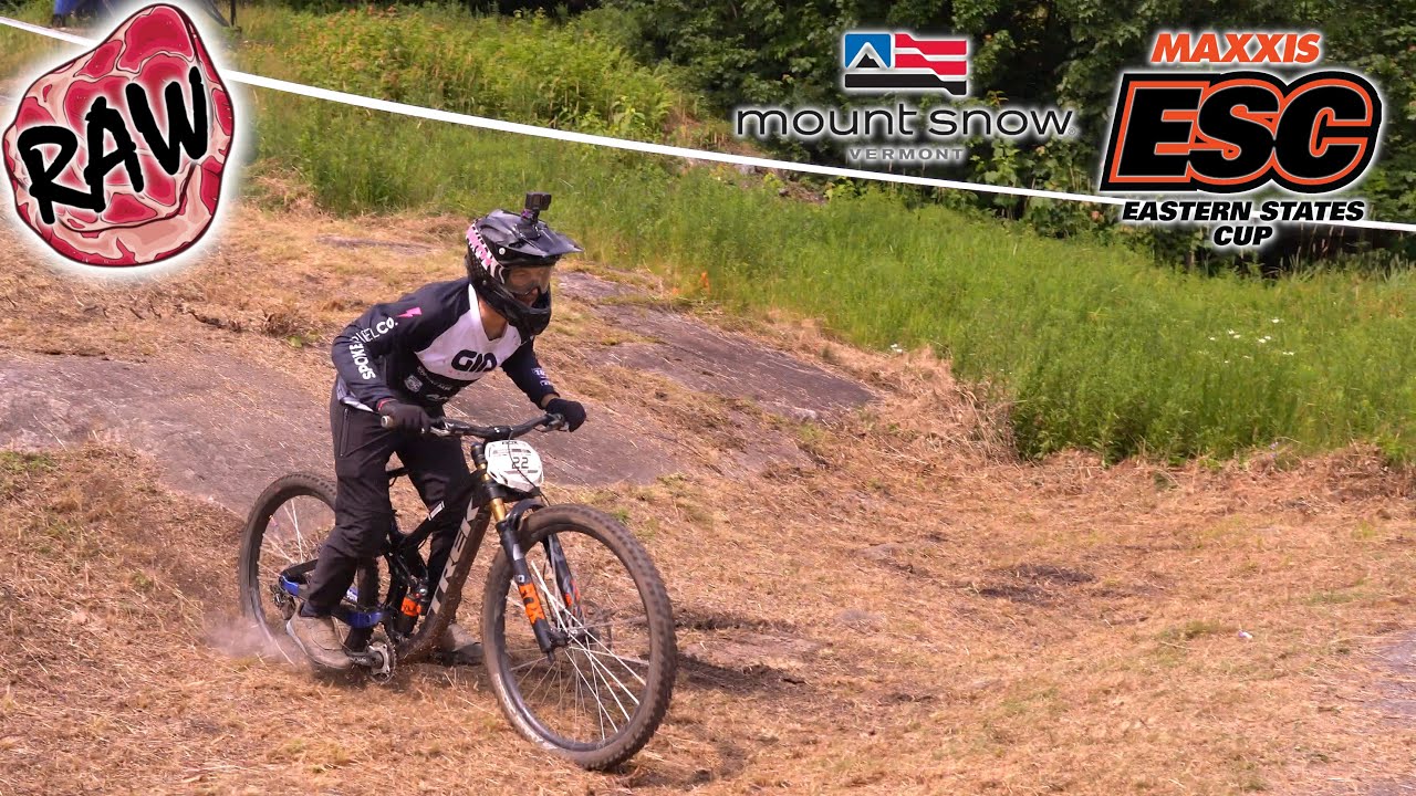 MOUNT SNOW ESC DH 2023 RAW Shots YouTube