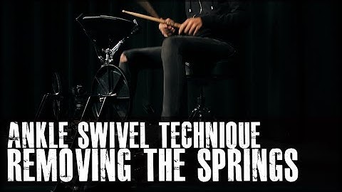 Develop The Ankle Swivel Technique Removing The Springs Of The Pedals - James Payne