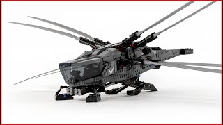LEGO Ideas 10327 Dune Atreides Royal Ornithopter Lego Speed Build - Brick Builder