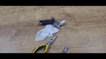O2toderm  spray gun cleaning video 오투덤 건 청소 영상