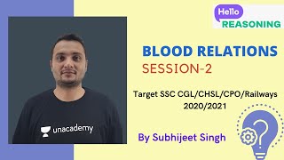 Blood Relations (Session-2) | Reasoning | Target SSC CGL/CHSL/CPO 2020 | Subhijeet Singh