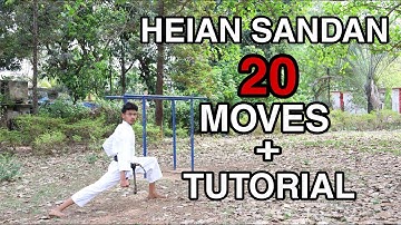 HEIAN SANDAN | SHOTOKAN KARATE KATA | 20 MOVES & TUTORIAL