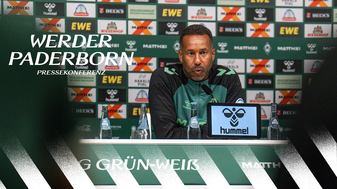 Pressekonferenz vor dem Heimspiel gegen Paderborn I SV Werder Bremen