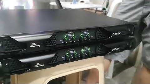 Class D Amplifier 4 Channel 1500w each by Broadway