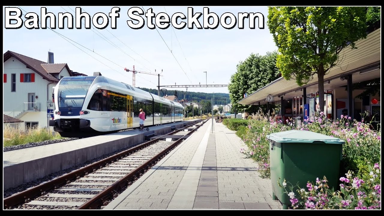 Small Swiss Station / Kleiner Bahnhof Steckborn, Kanton Thurgau, Schweiz 2021