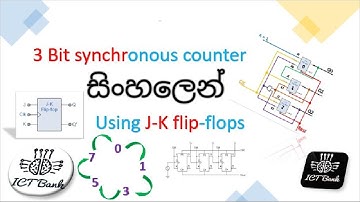 How to create counter using JK flip flop (Synchronous Counter)
