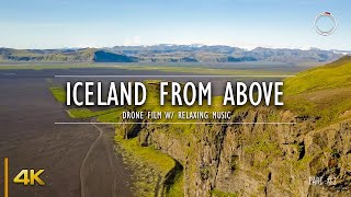 Iceland from Above - Part 2 | 1 Hour Drone Film | Aerial 4K Video w/ Relaxing Music | OmniHour