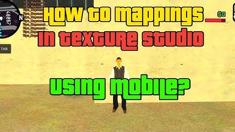 How to mappings in texture studio!