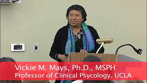 Vickie Mays, PhD. | RWJF Lecture Series: Plural Pe...