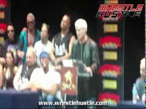 FULL Hulkamania Press Conference, Hogan Attacked -...